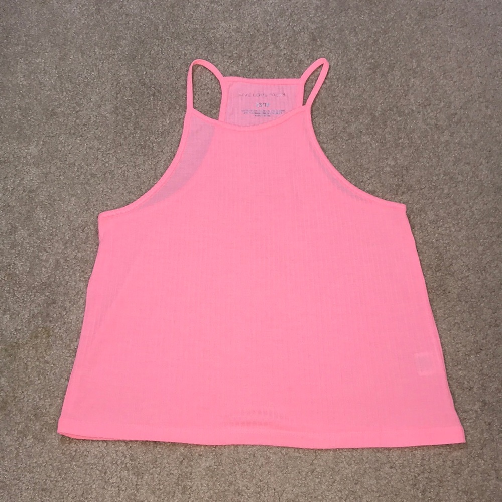 Hot pink tank top